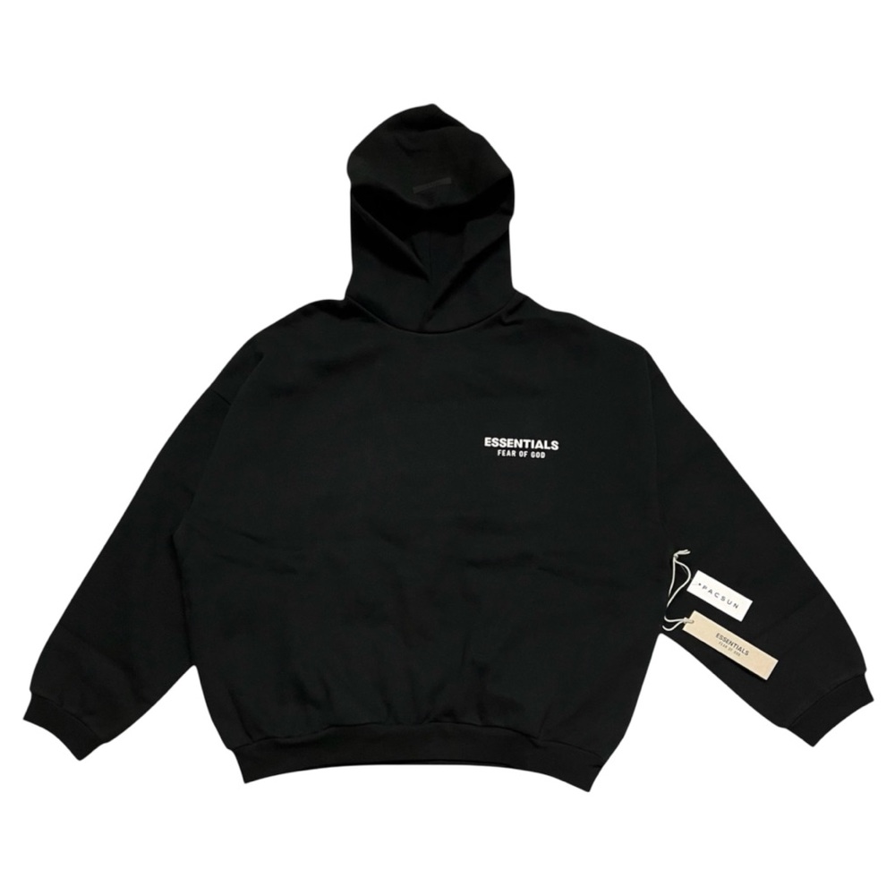 Fear of God Essentials Fleece Hoodie II - Black, Size M